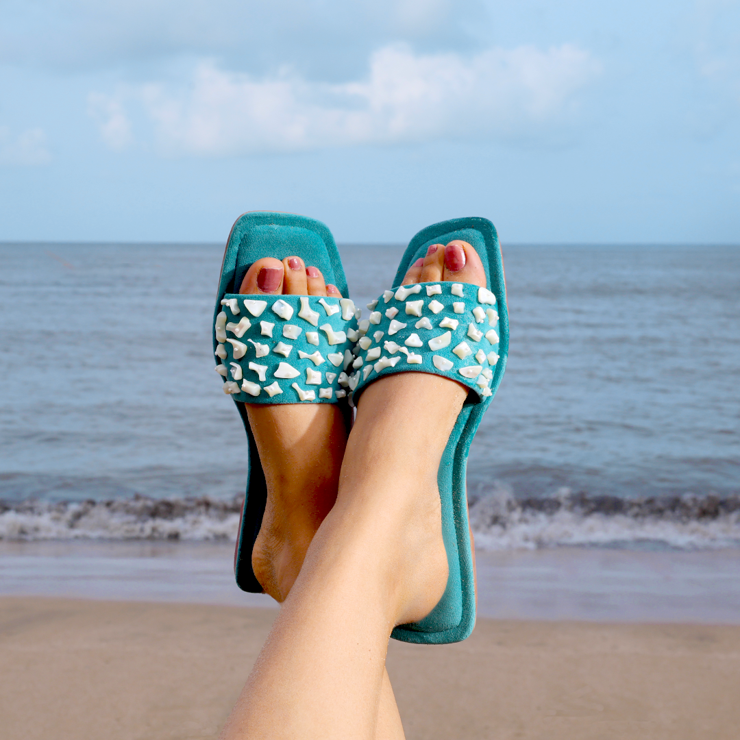 Turquoise Sea Shell