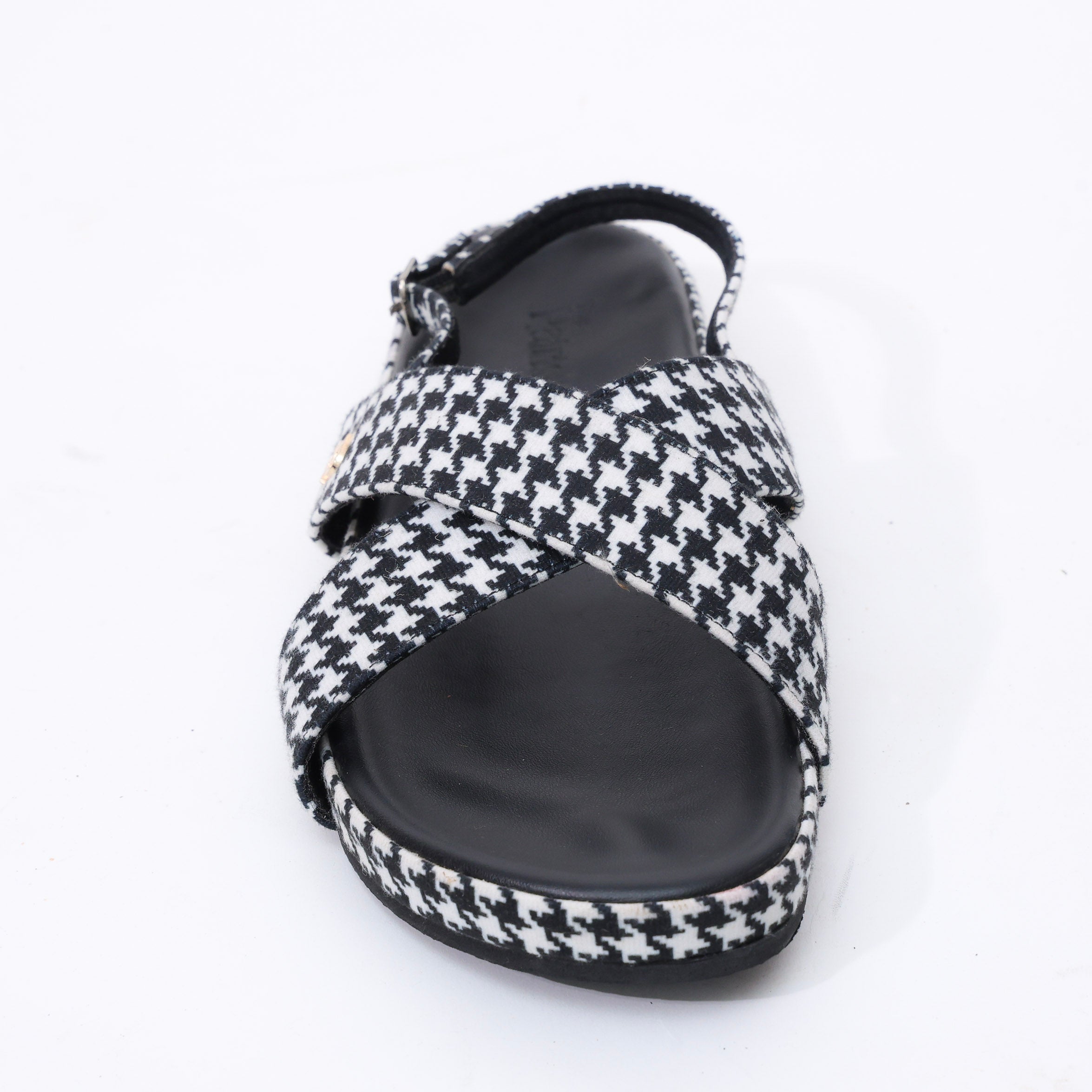 Crisscross Houndstooth Flat Bed